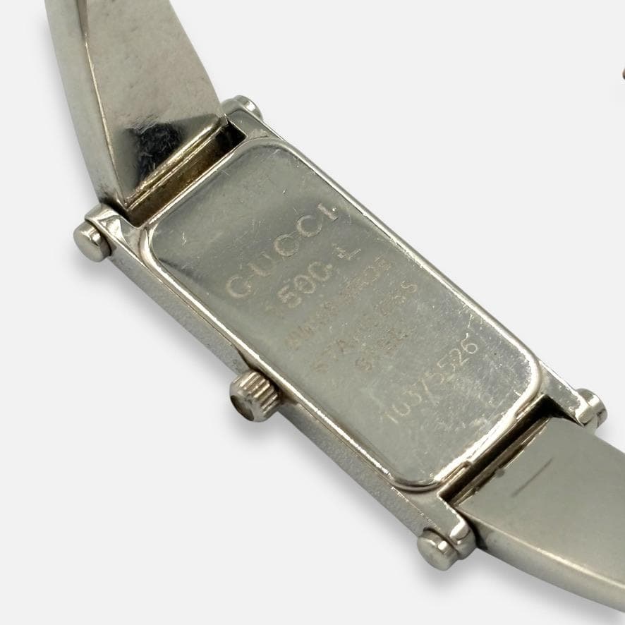 希少✨GUCCI 1500L シルバー バングルウォッチ 腕時計 レディース