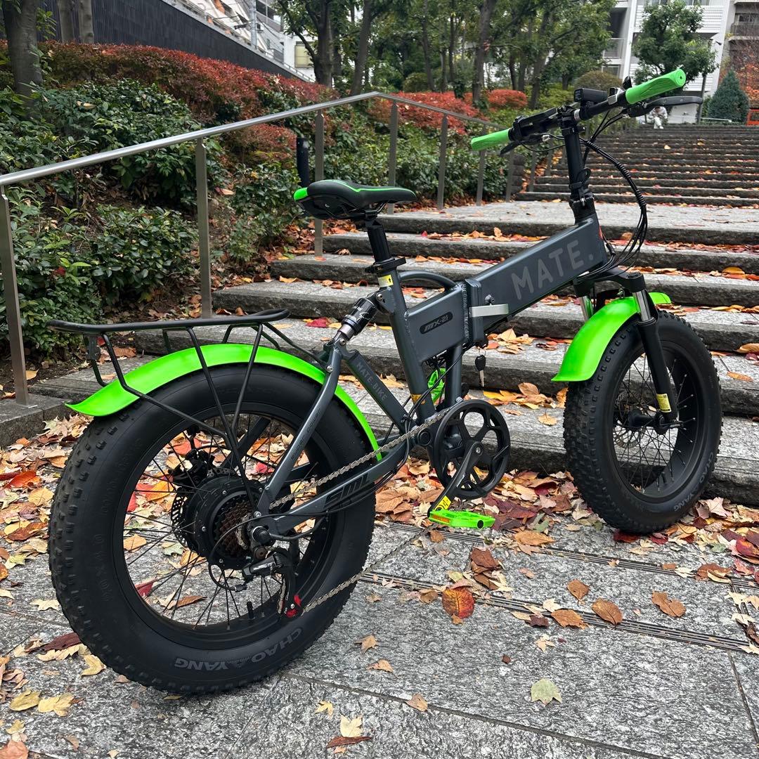 ShengmiloMX21電動アシスト MATE.仕様バッテリー新品走行257k