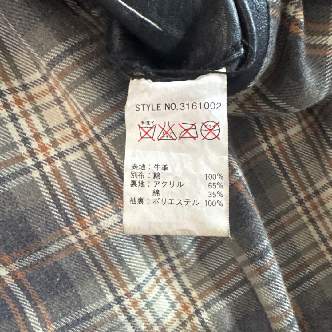 即購入ok！Schott ブラック レザージャケット シングルライダース