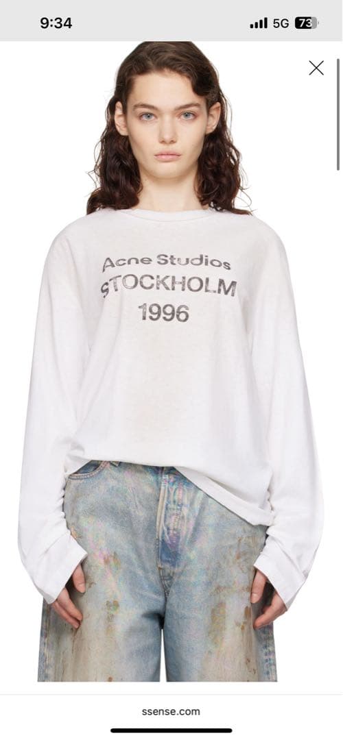 Acne Studios 1996 Tシャツ確実正規品