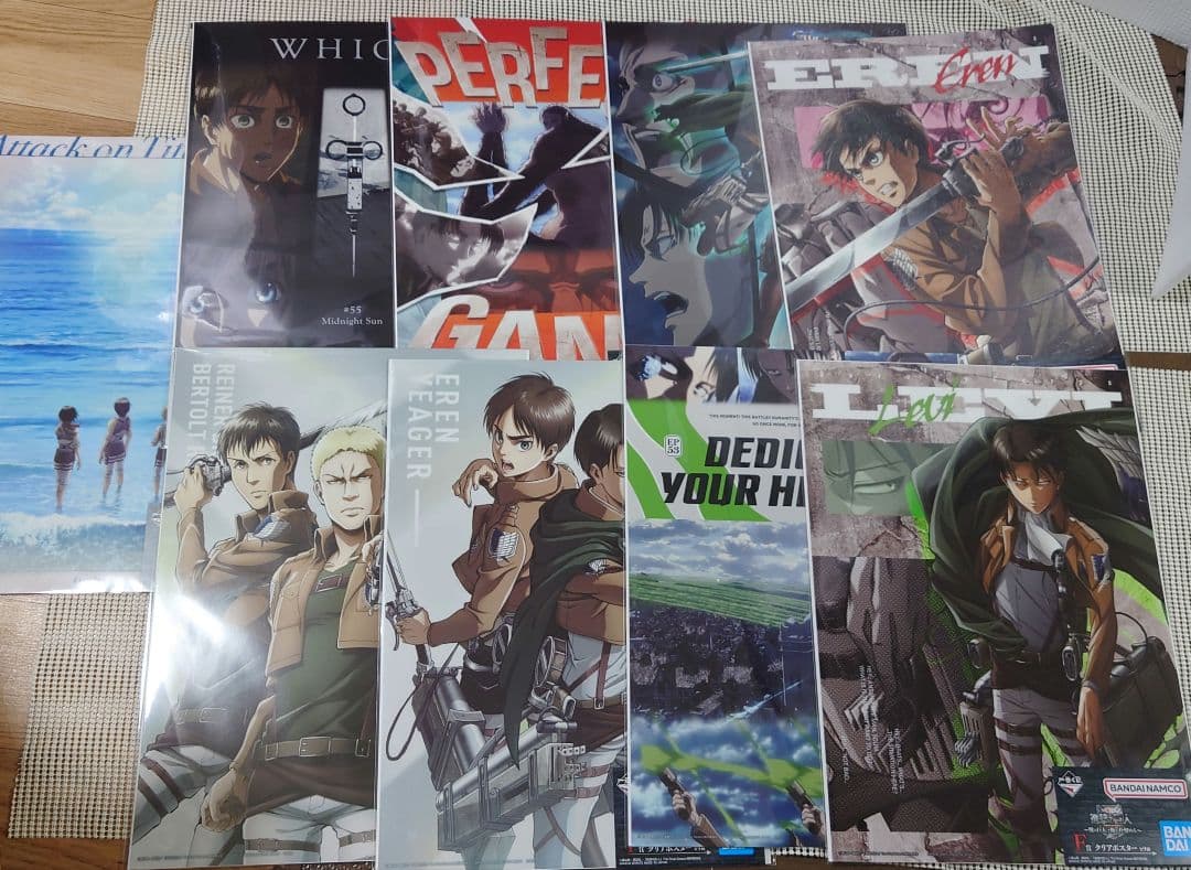 一番くじ　進撃の巨人　獣の巨人は俺が仕留める　コンプリートセット