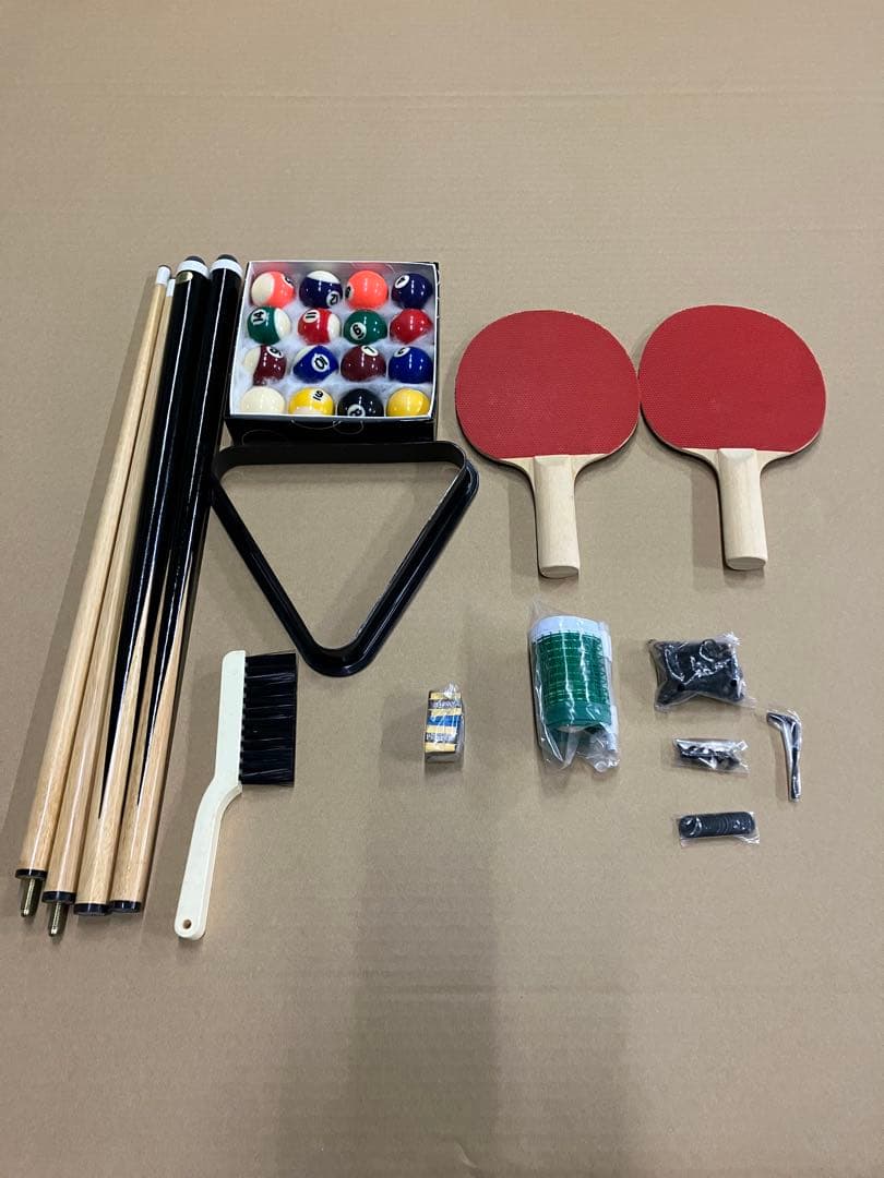 多目的ゲームテーブル、ホッケー、卓球台、ビリヤード台、チェス、バックギャモン