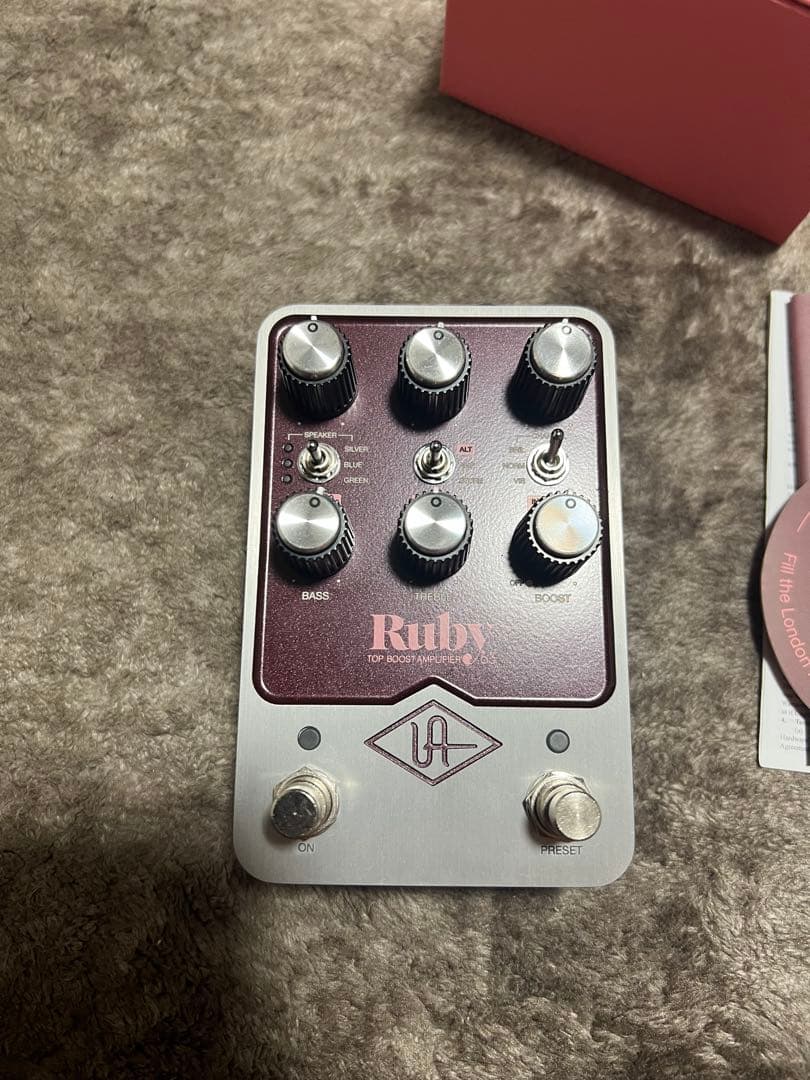 数回使用美品　UAFX Ruby Top Boost Amplifier ‘63