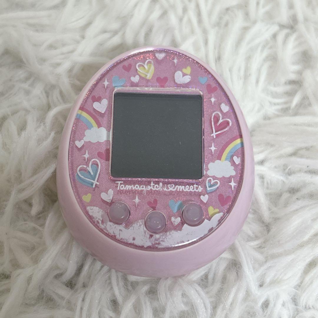 【美品】たまごっちみーつ メルヘン　ピンクカラー　動作確認済み　①