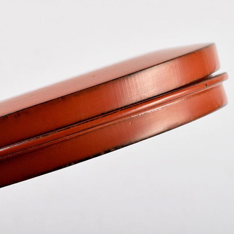 茶道具　根来塗　竹禪作　竹香合　共布共箱　Z　8906