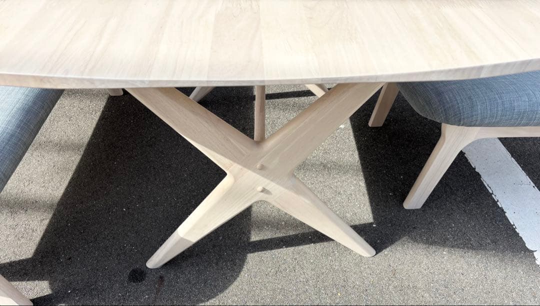 【引き取り限定】ニトリ リラックスワイド120 3点セット ホワイトウォッシュ