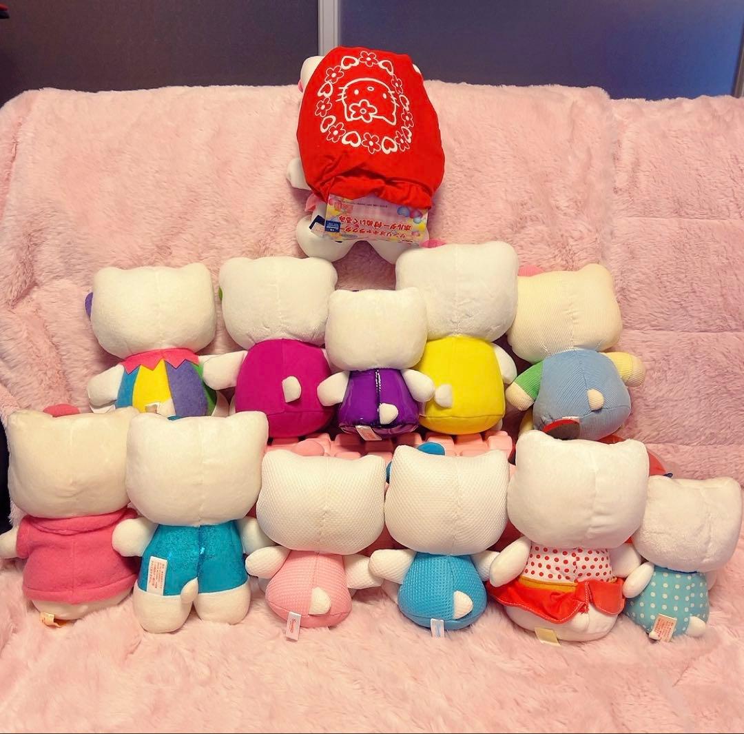 希少レア　ハローキティ　ぬいぐるみ　まとめ売り　平成レトロ　サンリオ
