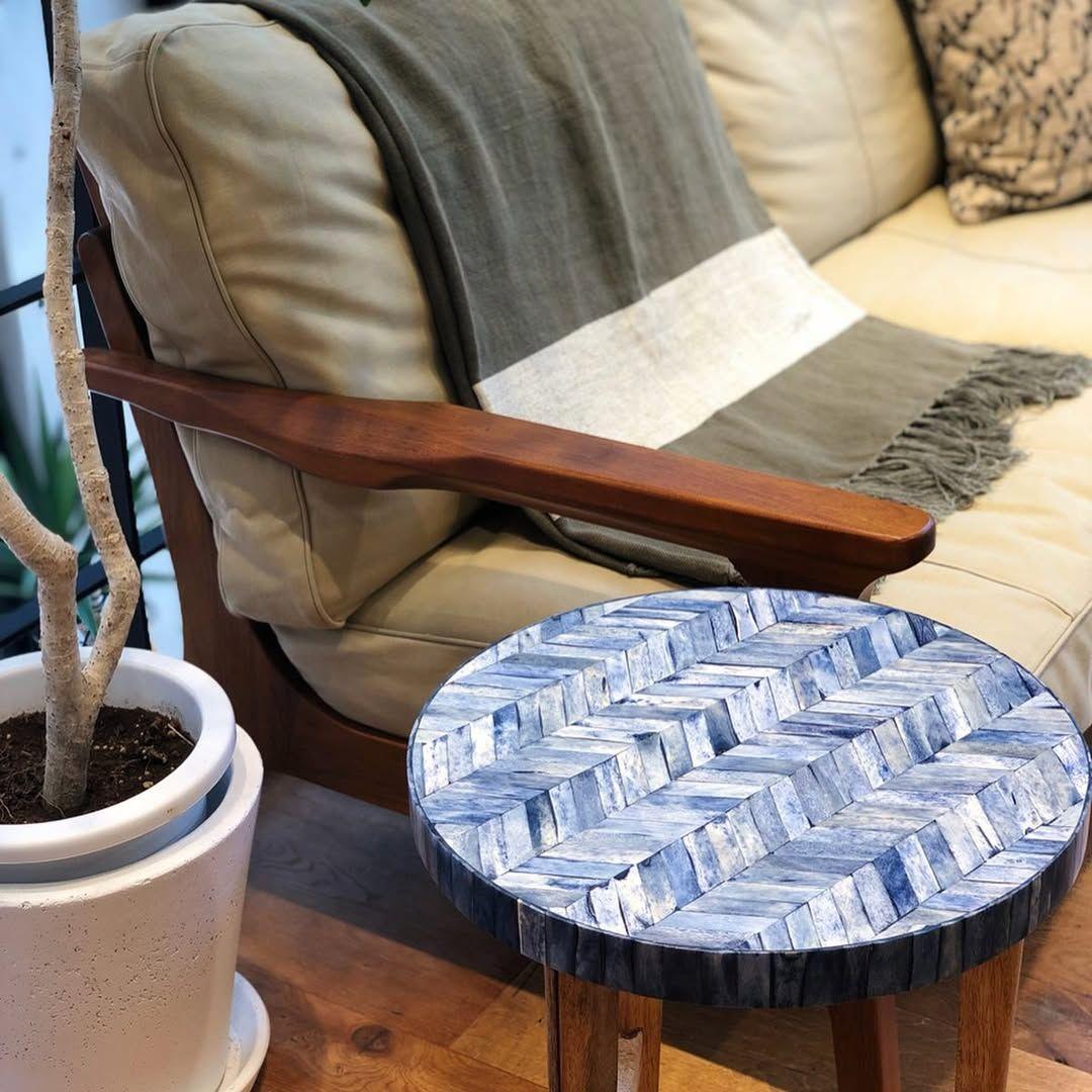 wtw ヘリンボーン サイドテーブル サイドスタンド 西海岸 ロンハーマン