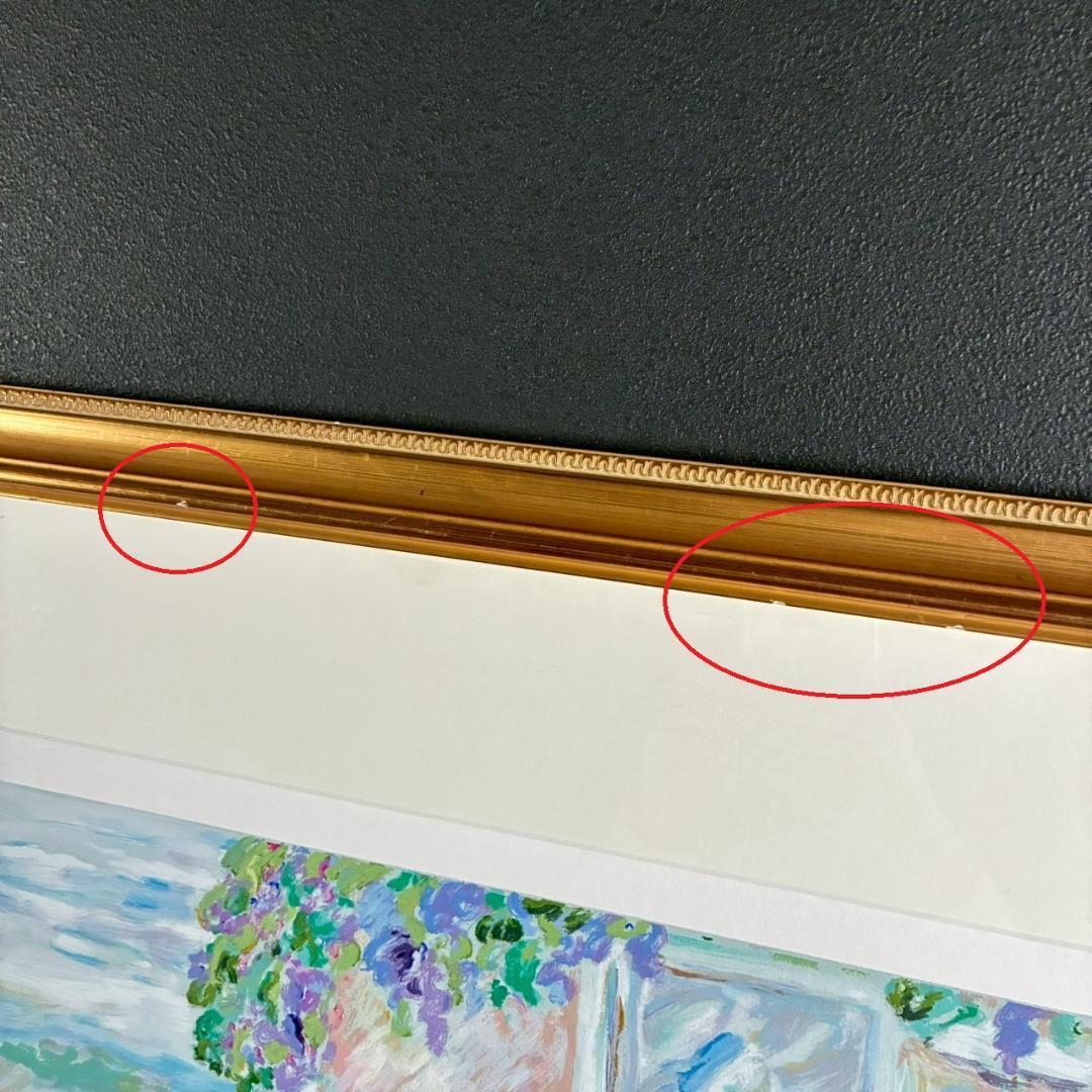 レスリー・セイヤー「ガーデン・ロマンス」シルクスクリーン 大作 直筆サイン入