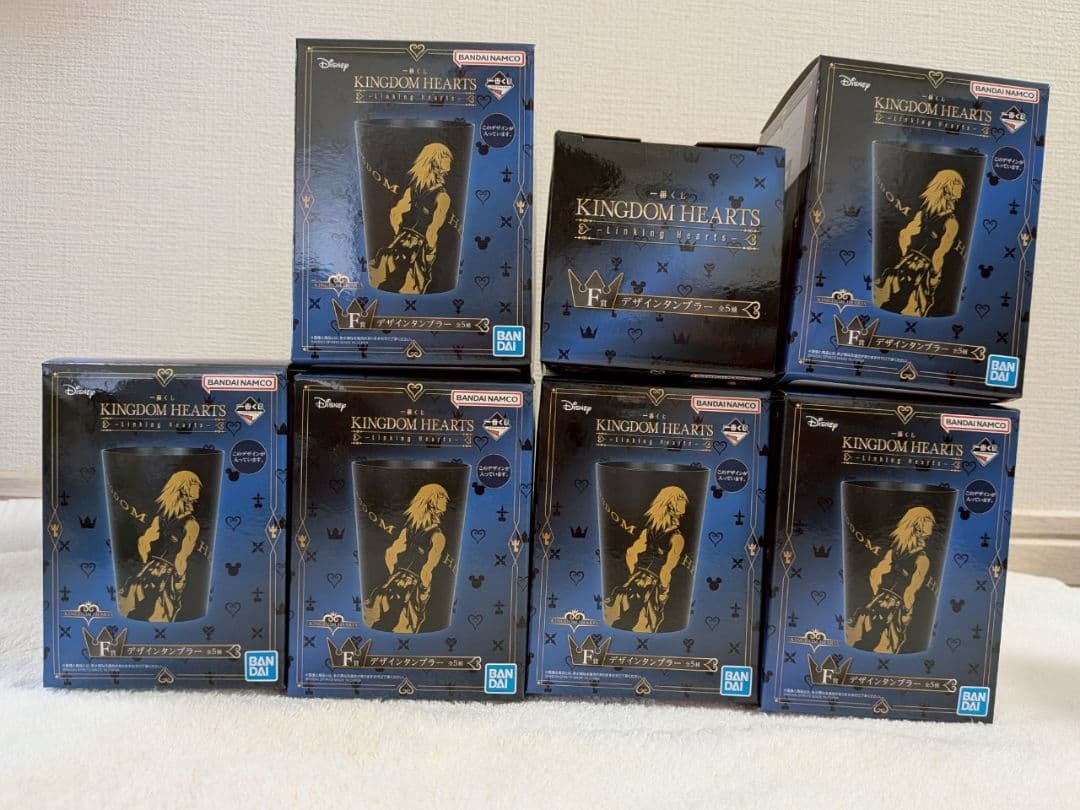 キングダムハーツ一番くじタオル、コップセット