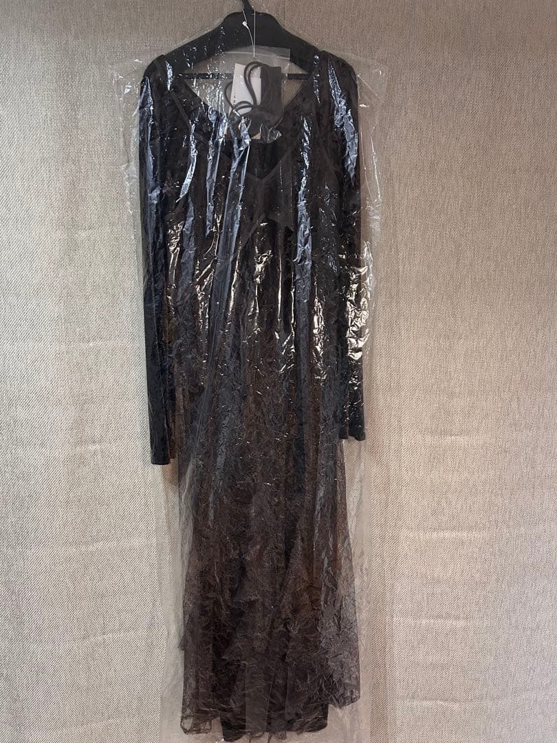 ANDRÉSD アンドレスド　sparkle lace velour dress