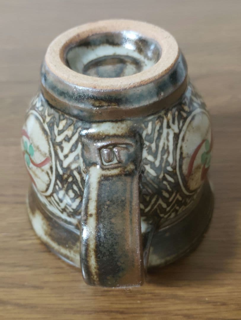 人間国宝　島岡達三　コーヒーカップ&ソーサー　珈琲碗