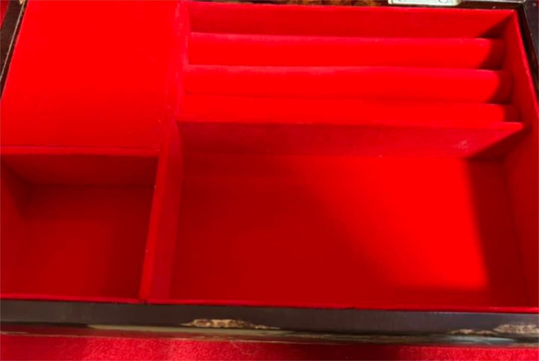 樺細工・オルゴール付・宝石箱・1点物