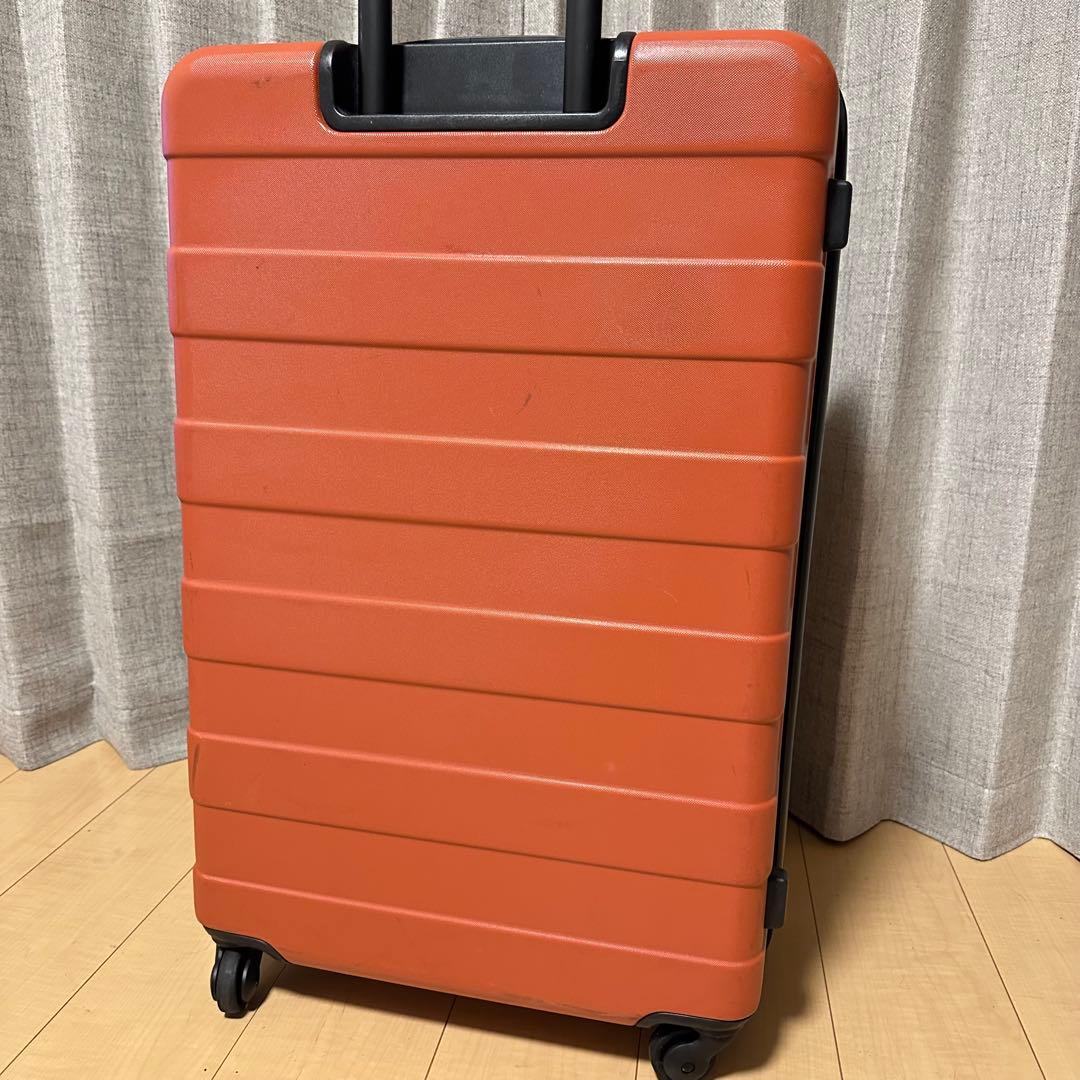 無印良品　キャリーケース　60L オレンジ系　大容量