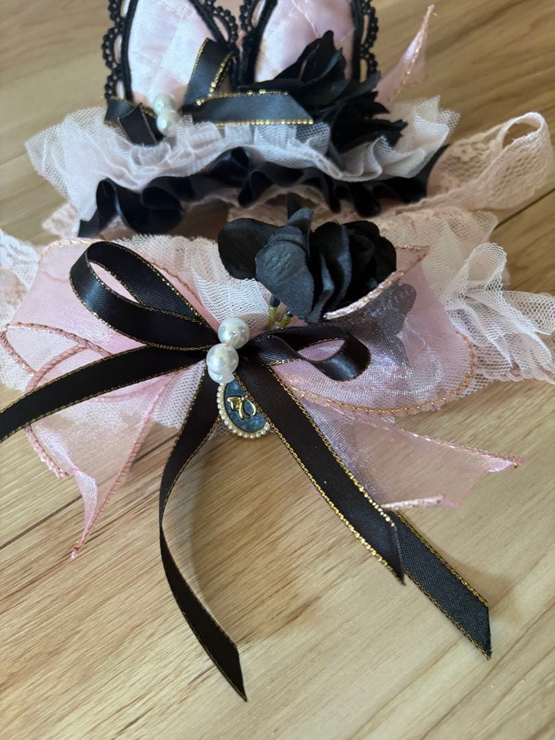 ルルドール　限定うさ耳ヘッドドレス　チョーカーセット　ピンク