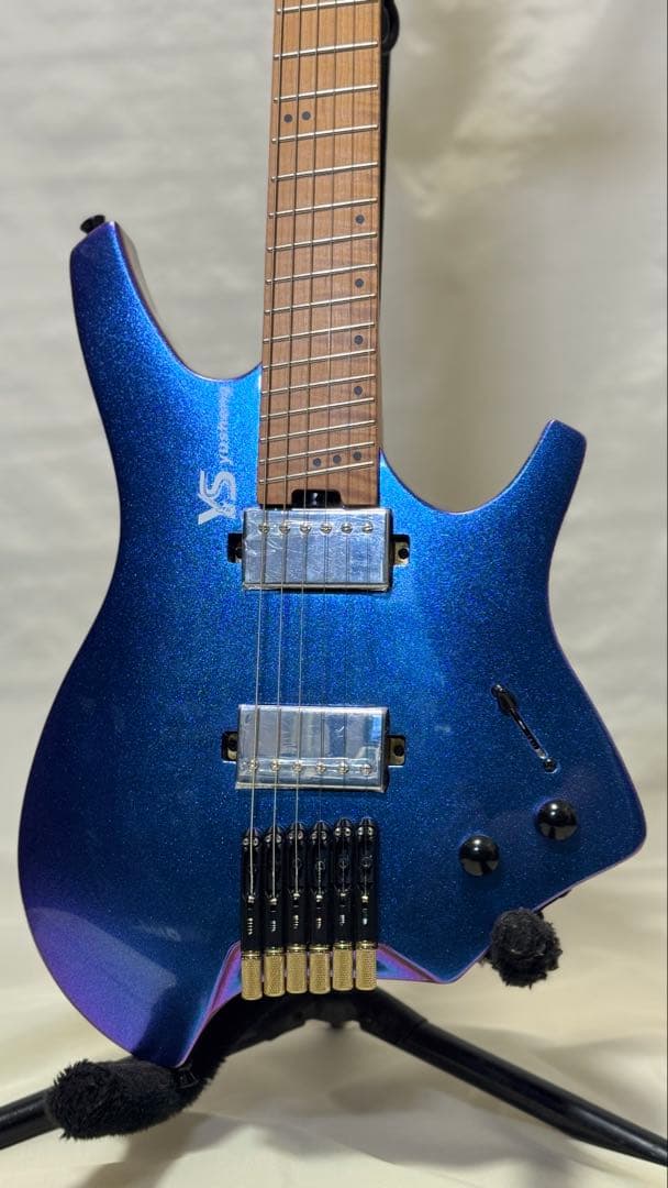 【ネック必見】ヘッドレスギター・マジョーラカラー・ファンフレット24F