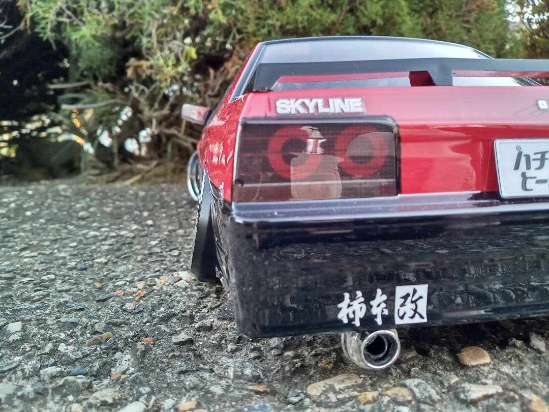 動画有り スカイライン DR30 鉄仮面 フルアクション電飾 2.4Gメカ付き♪