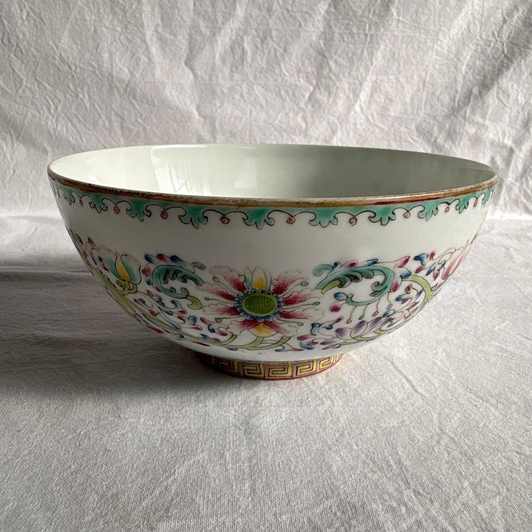 大清道光年製 粉彩椀