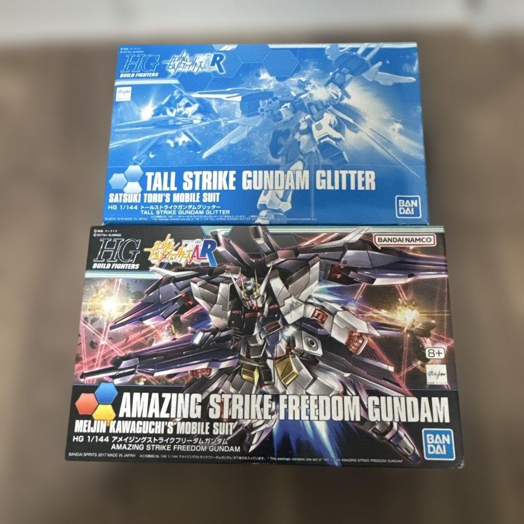 HGトールストライクガンダムリッター＆アメイジングストライクフリーダム未組み立て