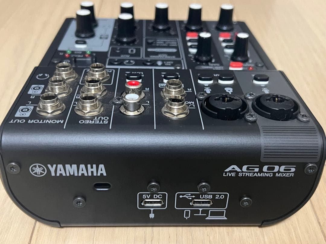 YAMAHA AG06 MK2 ミキサー/キャリーバッグ付き