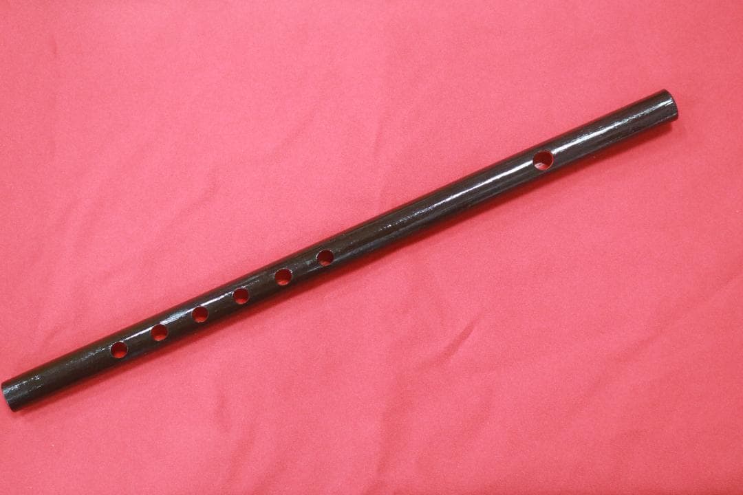 沖縄県産　琉球横笛　竹製（Ｃ調）音の高さになります。手工品　新品未使用