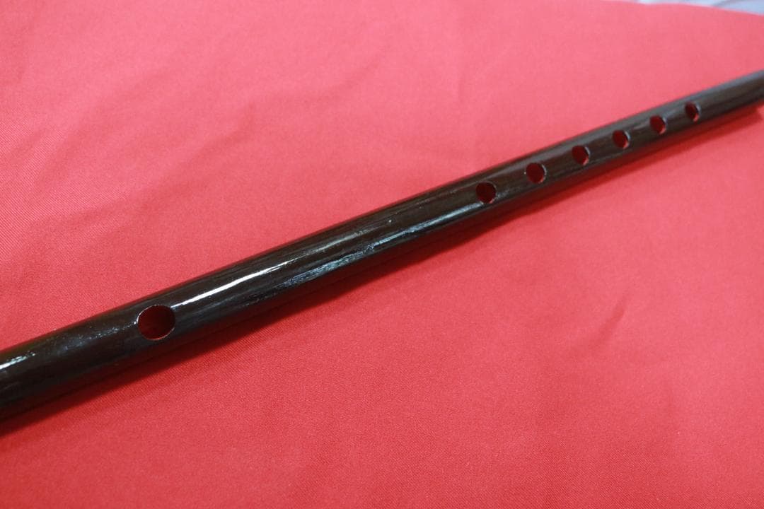 沖縄県産　琉球横笛　竹製（Ｃ調）音の高さになります。手工品　新品未使用