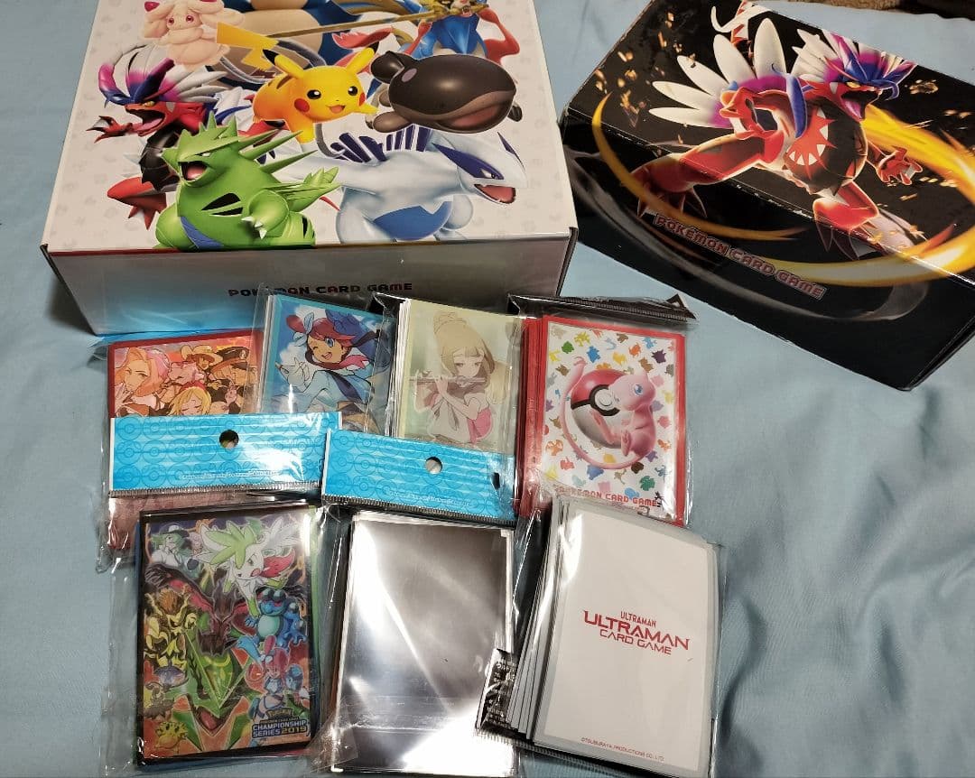 ポケモンカードまとめ売り　ピカチュウ＆ゼクロムgx　ブラッキー＆ダークライgx