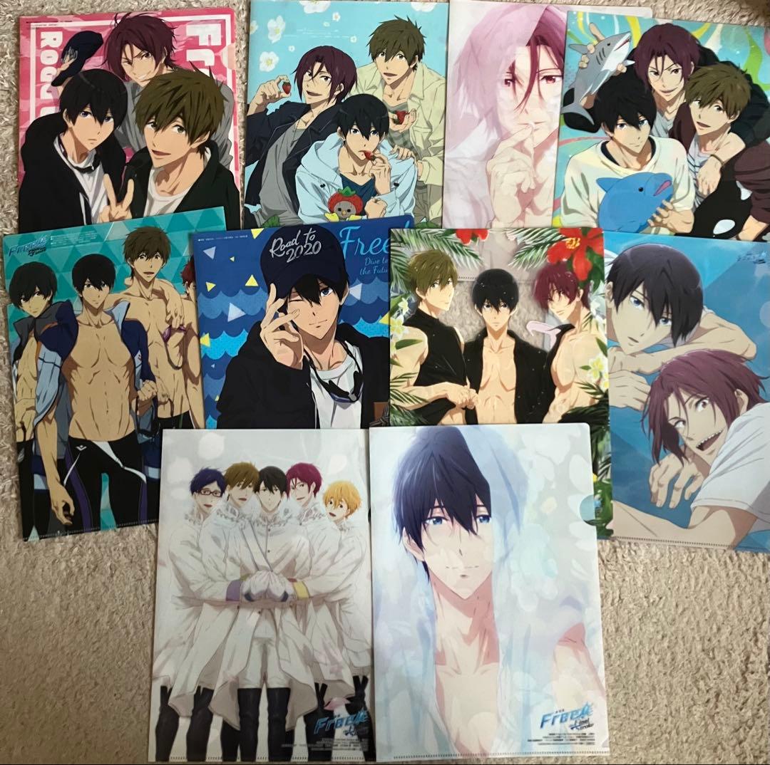Free! クリアファイル、ポスター、フォトカホロなど、グッズまとめ売り