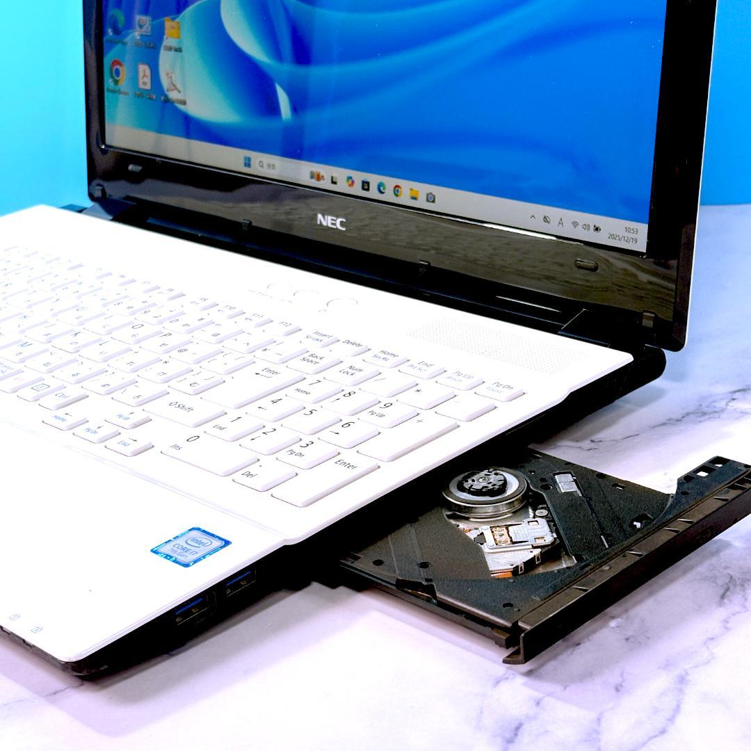 美品☆Corei7・16GB・SSD・FHD・Windows11・ノートパソコン