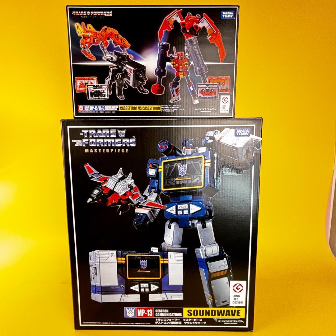 タカラトミー　トランスフォーマー　MP-13 Soundwave＋MP15／16
