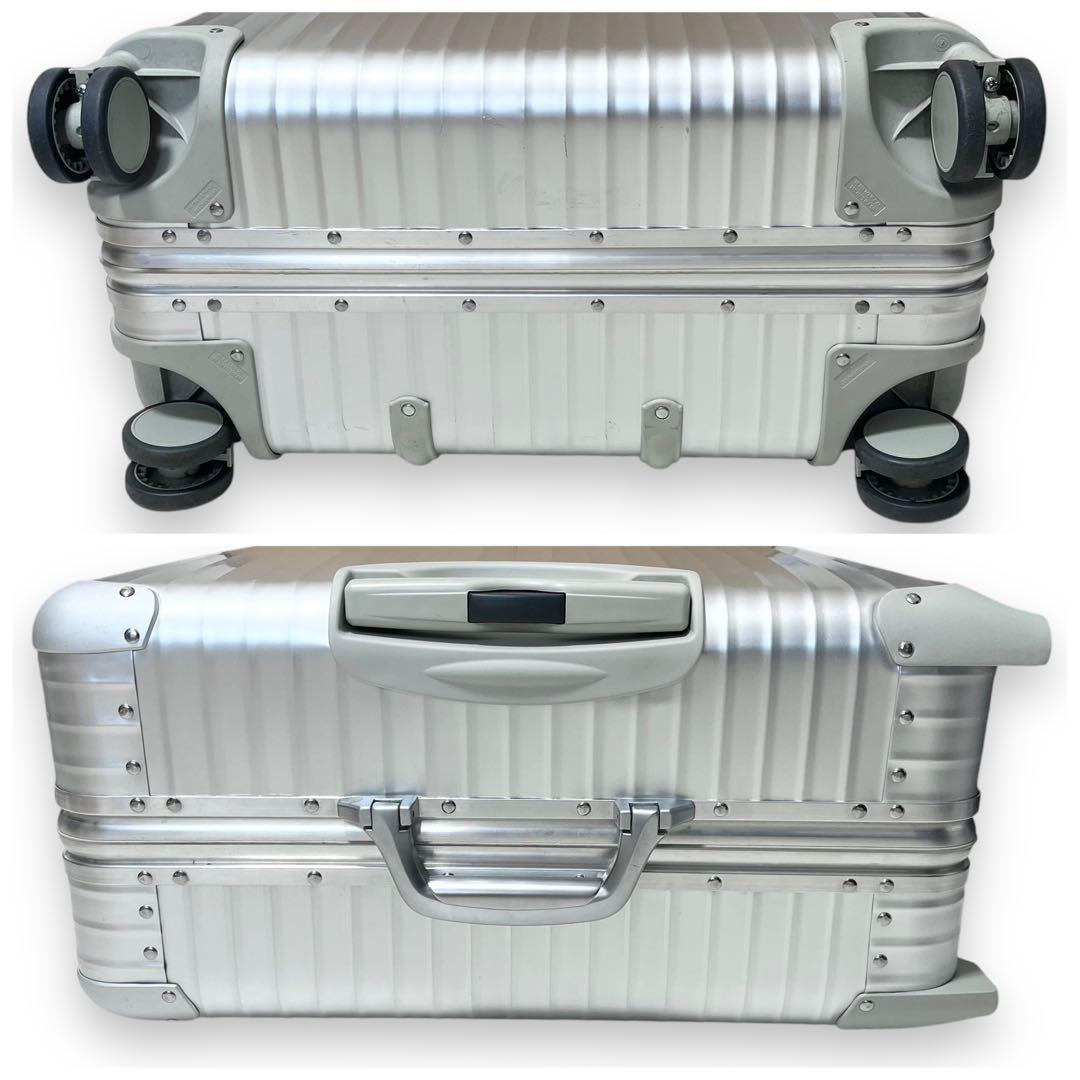 極美品・廃盤■リモワ 青ロゴ トパーズ 932.77 104L 4輪