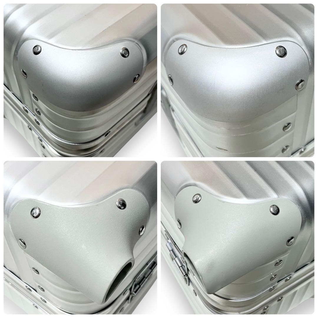 極美品・廃盤■リモワ 青ロゴ トパーズ 932.77 104L 4輪