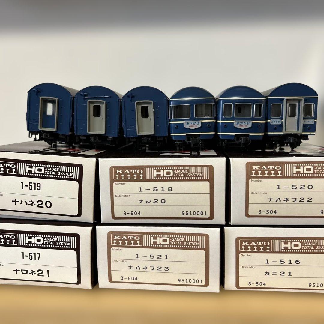 KATO HOゲージ 20系特急形寝台客車6両セット