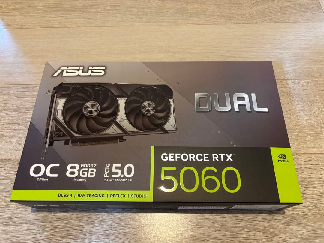 グラフィックボード・グラボ・ビデオカード ASUS DUAL RTX 5060 8GB OCedition