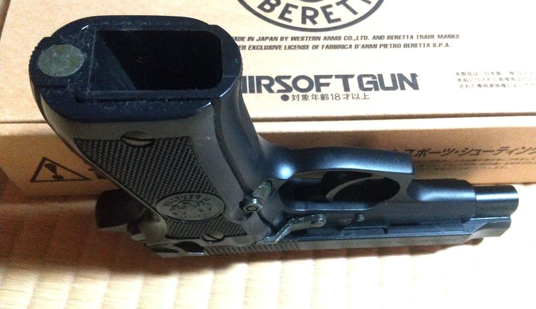 【最終出品日】ウエスタンアームズ ベレッタ M84FS チーター 【ジャンク品】