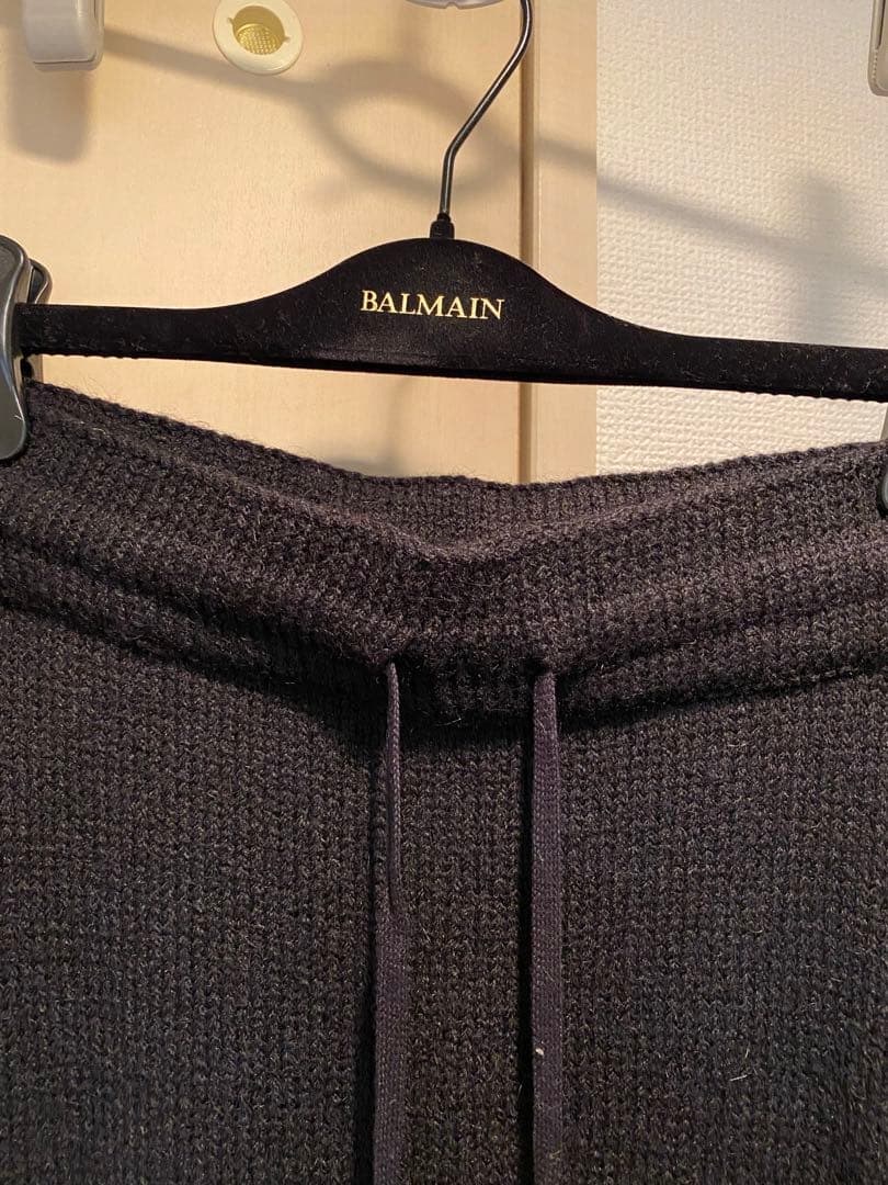 値下げ要相談◎バルマン★サルエルパンツ！ニット黒