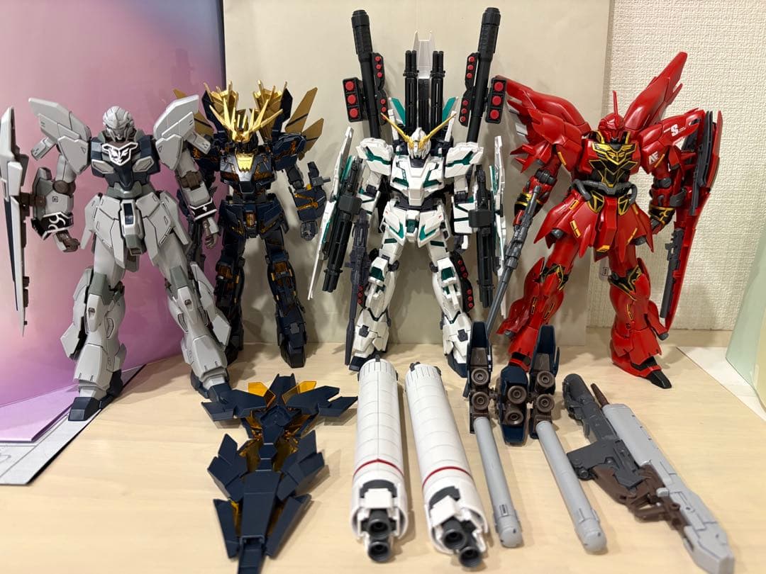 【組立済】ガンプラセット