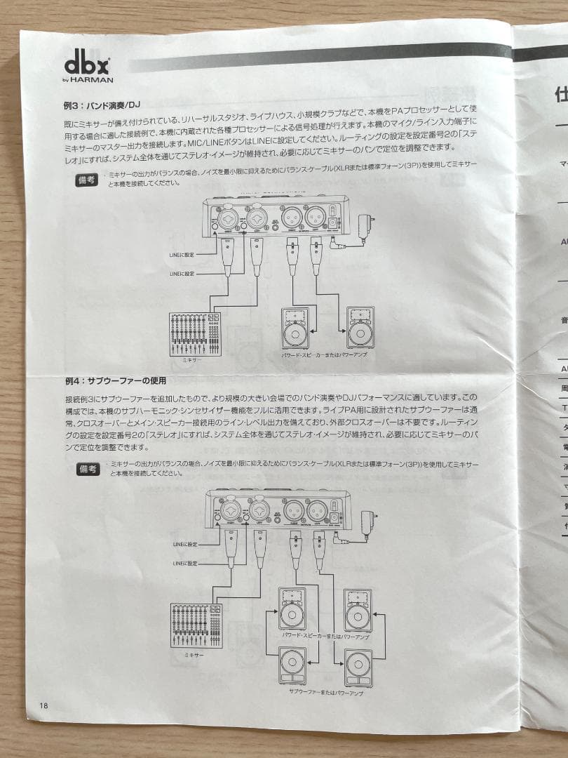 dbx goRack プロセッサー内蔵小型ミキサー