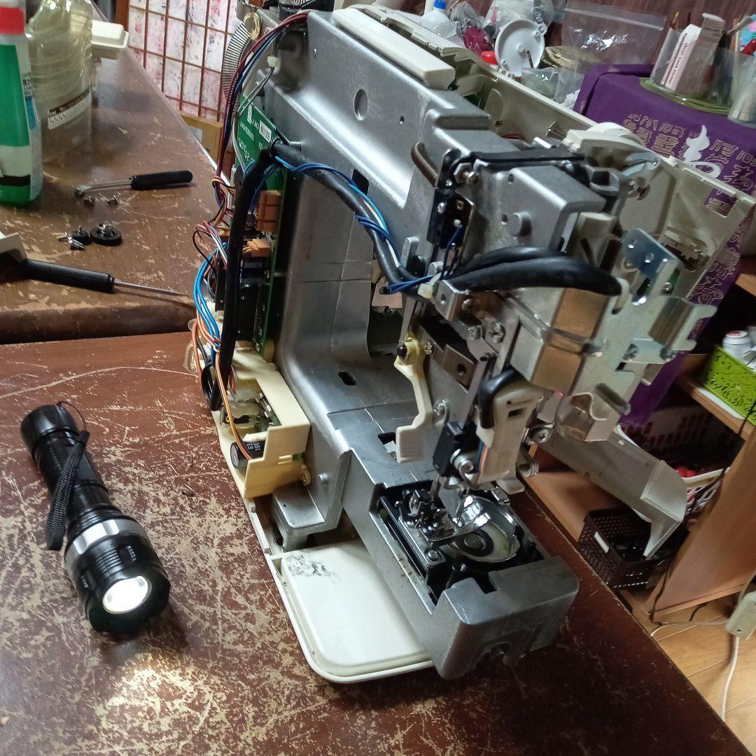 JUKIコンピュータミシン本体　HＺLーE85　分解整備済み