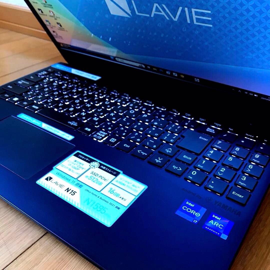 NEC LaVieN1585/EAL(新品M.2SSD 1TB)【2022年製】