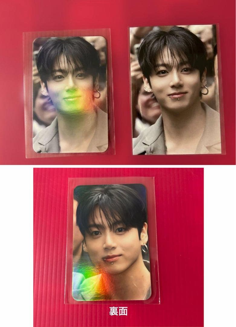 BTS Jungkookフィルムブックマーク・ホログラムフォトカード・ステッカー