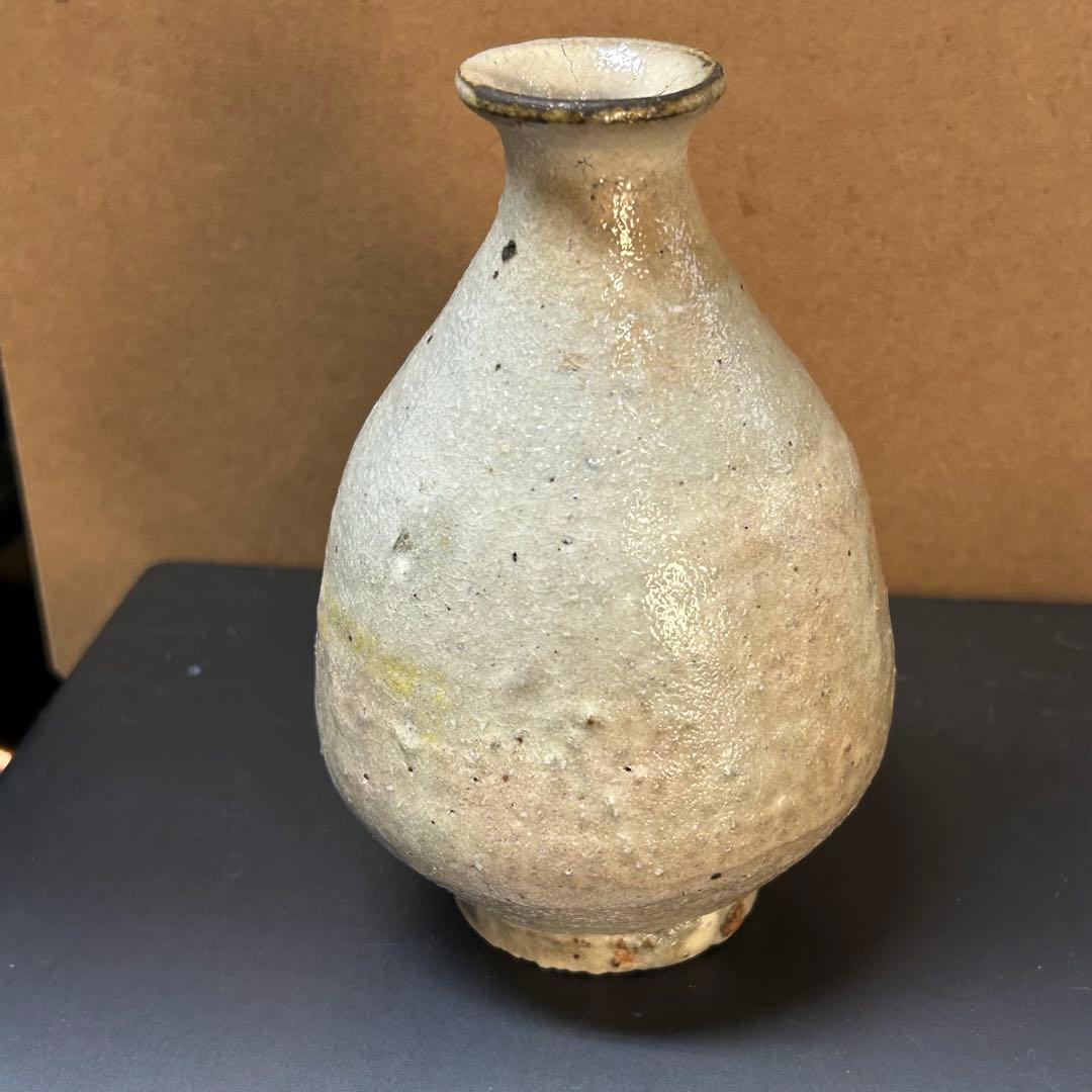 大吉さん　泥牛作品　粉引徳利