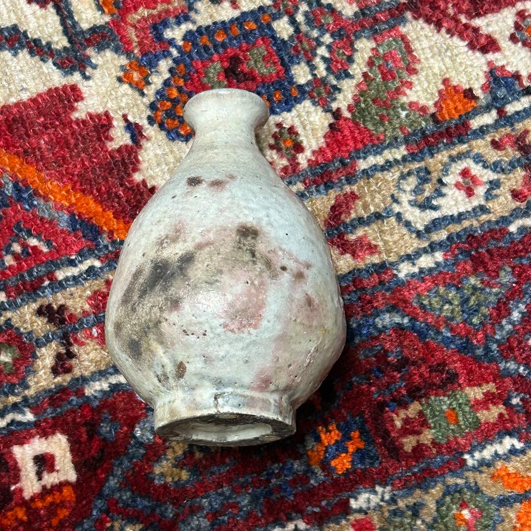 大吉さん　泥牛作品　粉引徳利