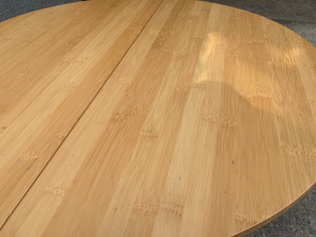  peak ワンアクション　ちゃぶ台　竹 M