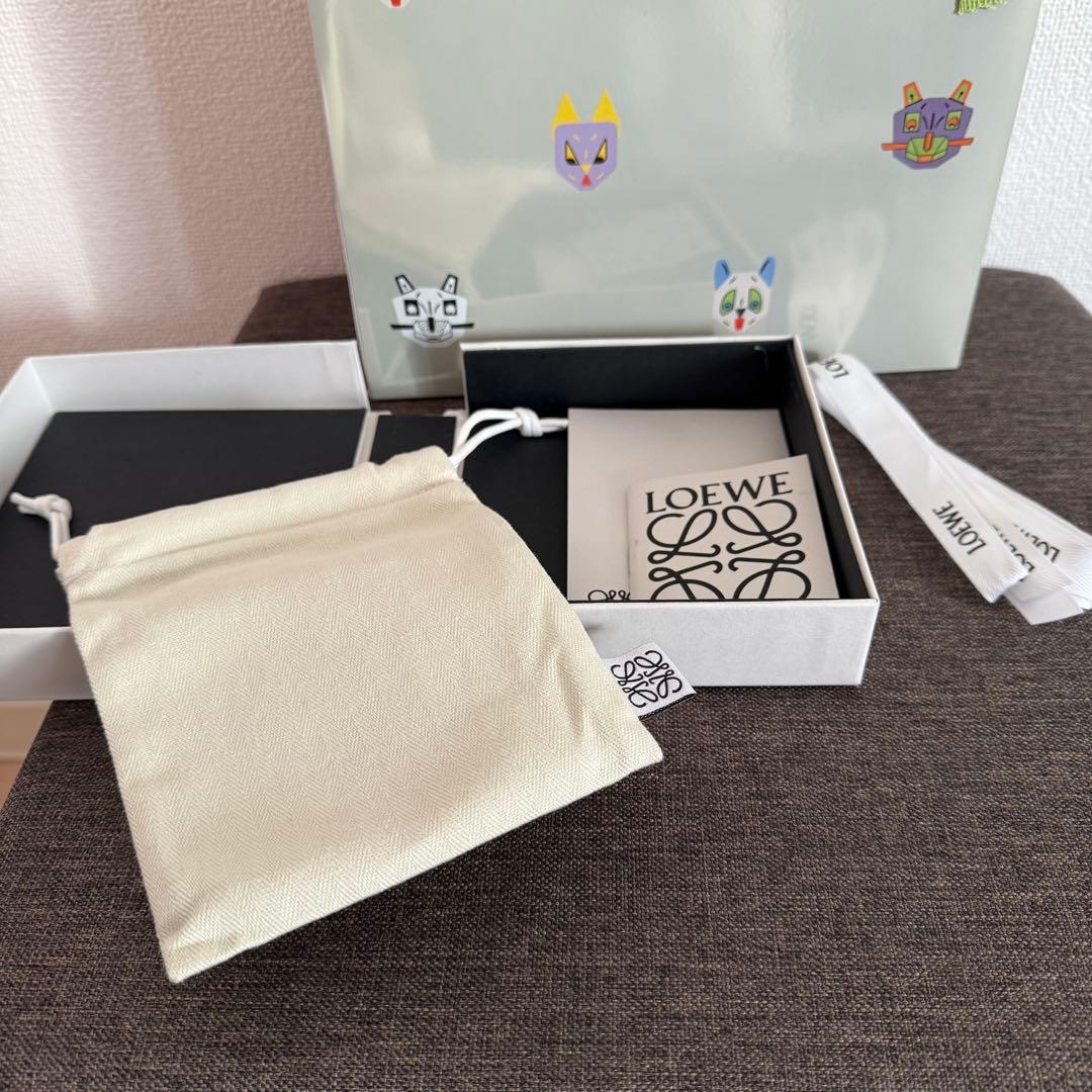 LOEWE ロエベ 二つ折り財布 パズル コンパクトジップウォレット グレー