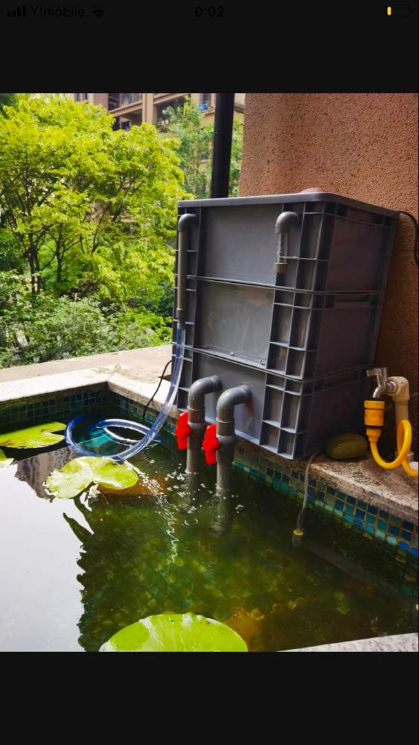 本体のみ池フィルター万能濾過装置 池フィルター最高濾過装置大)当日発送送料込み