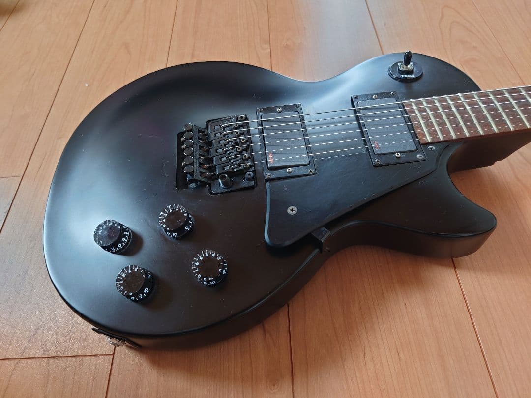 Epiphone エレキギター ブラック 艶消し EMG