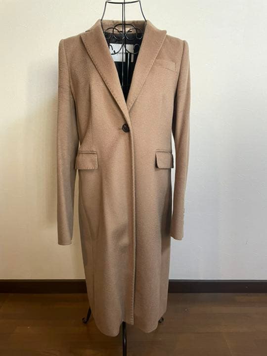 【超美品】アクアスキュータム　チェスターコート　定価13万　アルパカ／ウール