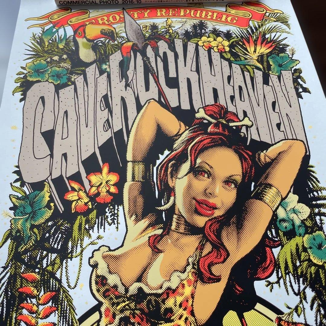 ロッキンジェリービーン　CAVE ROCK HEAVEN ポスター