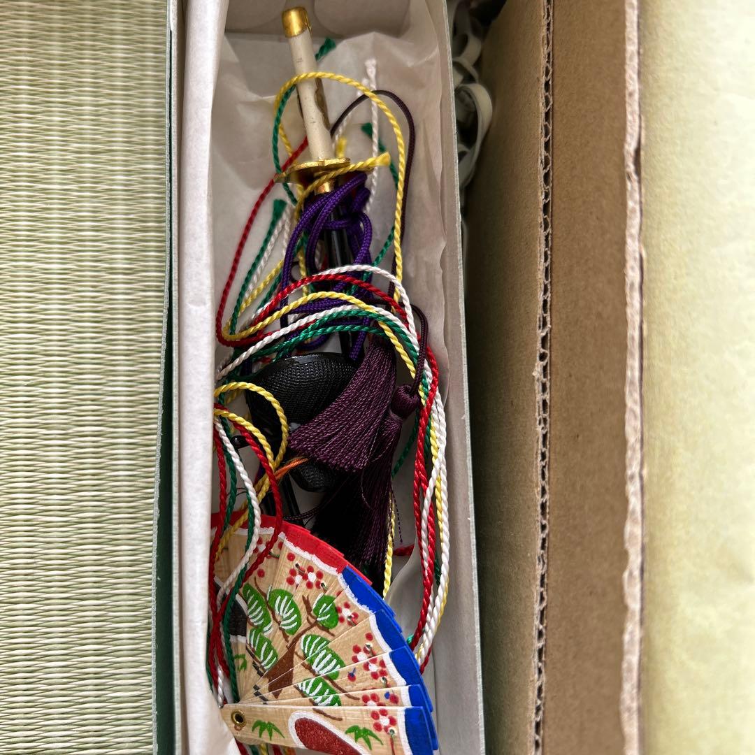 雛人形　桜の花装飾 木製台